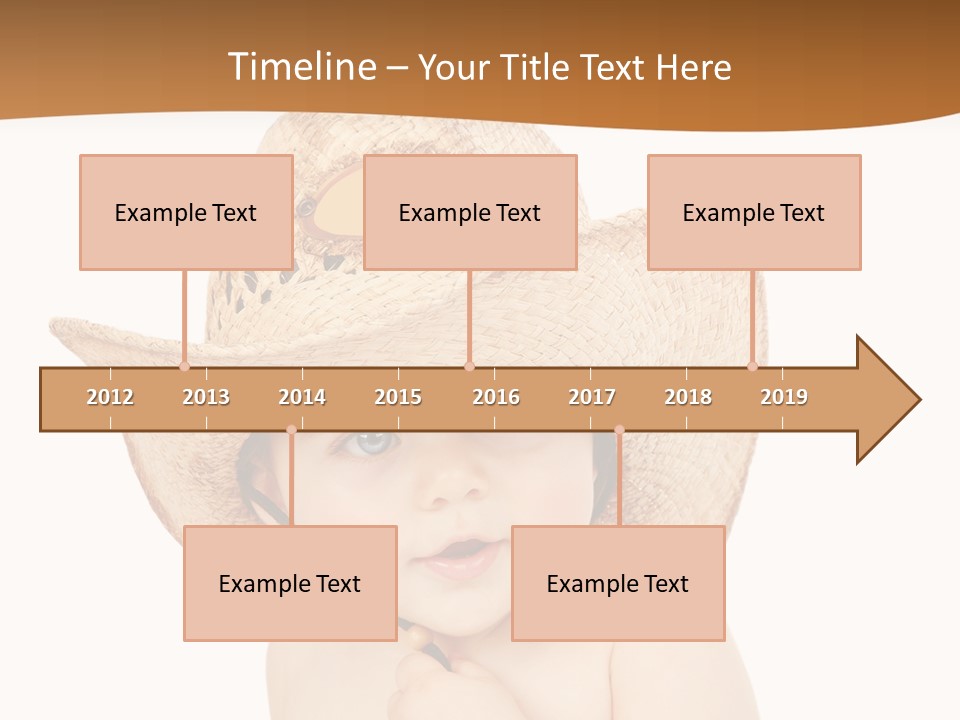 Sweet Cheerful Boy PowerPoint Template