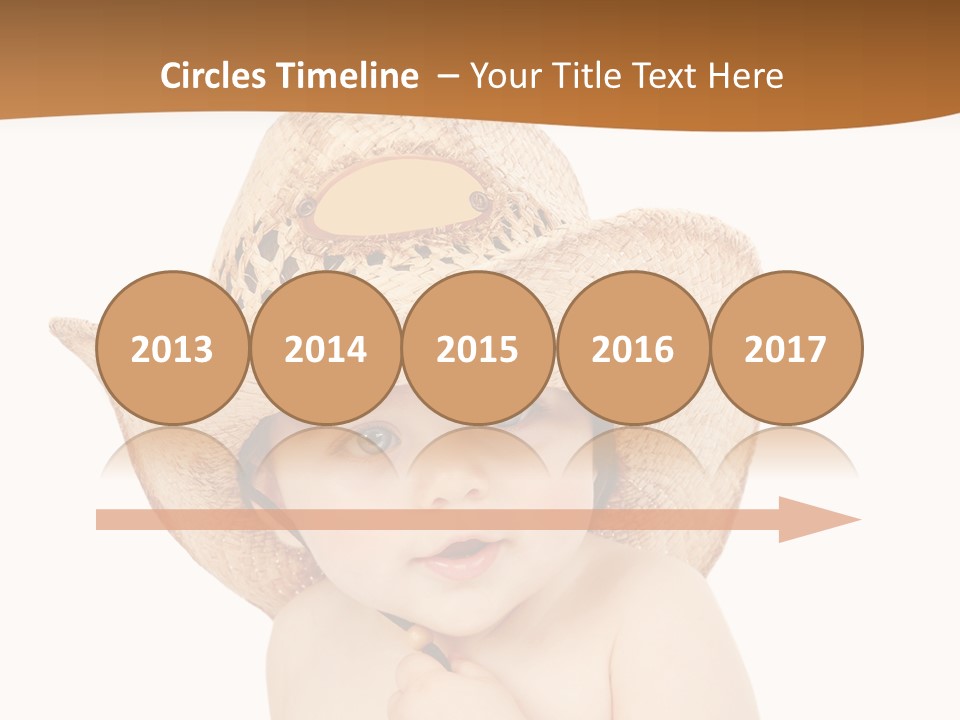 Sweet Cheerful Boy PowerPoint Template