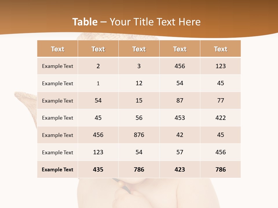 Sweet Cheerful Boy PowerPoint Template