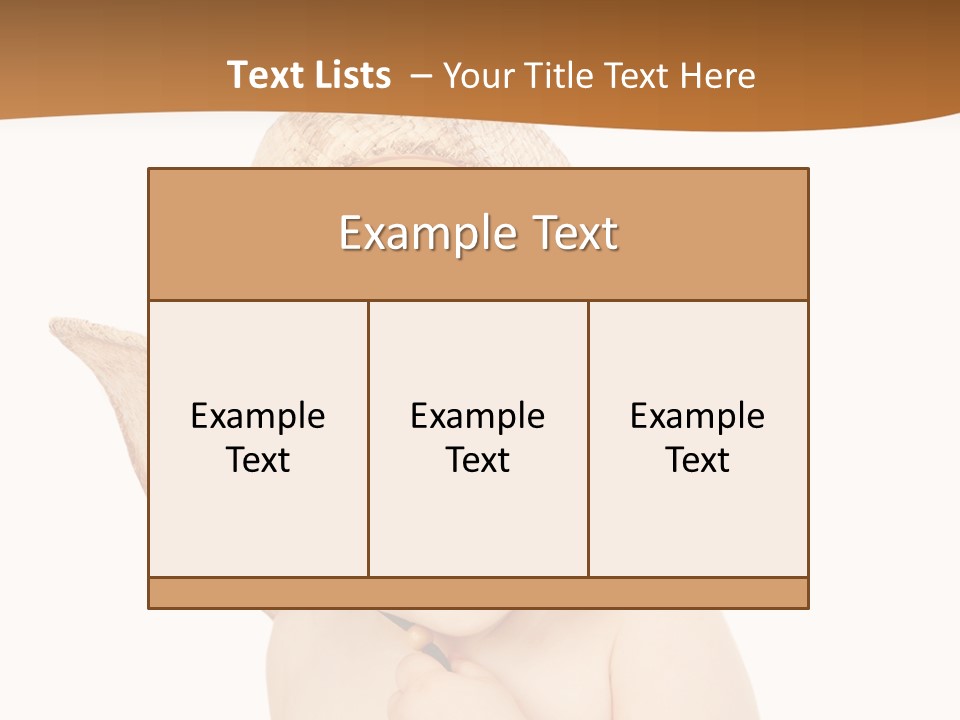 Sweet Cheerful Boy PowerPoint Template