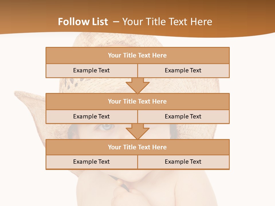 Sweet Cheerful Boy PowerPoint Template