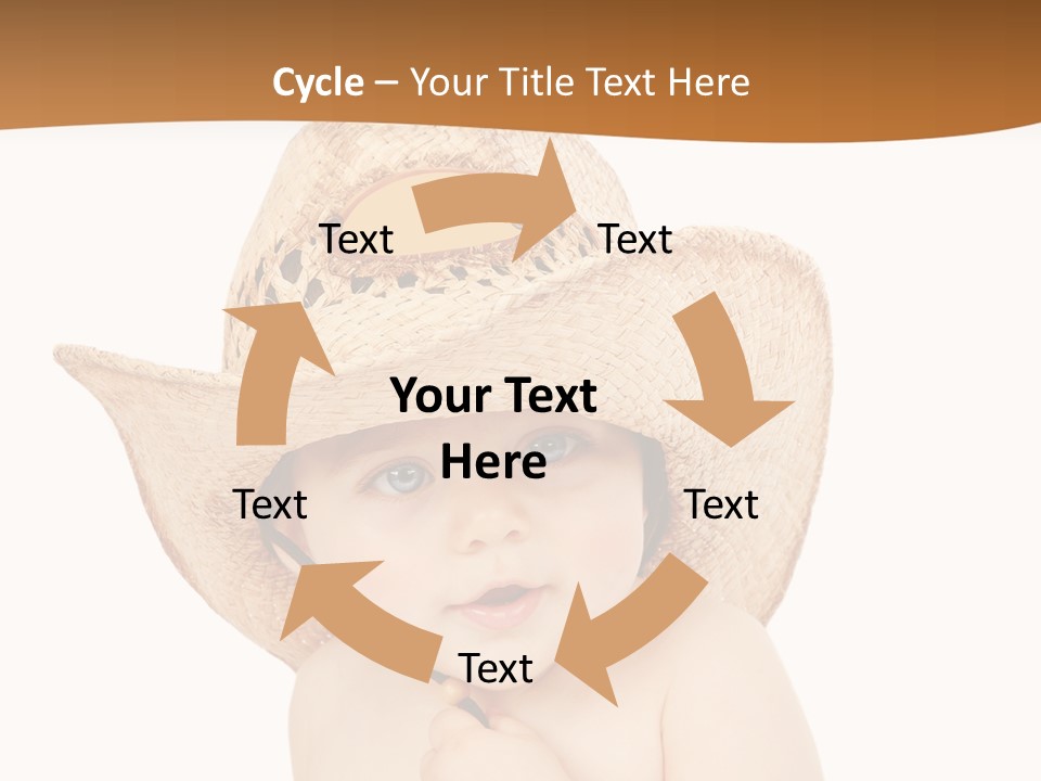 Sweet Cheerful Boy PowerPoint Template