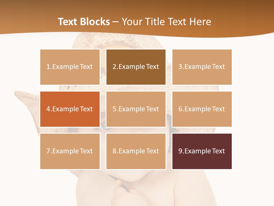 Sweet Cheerful Boy PowerPoint Template