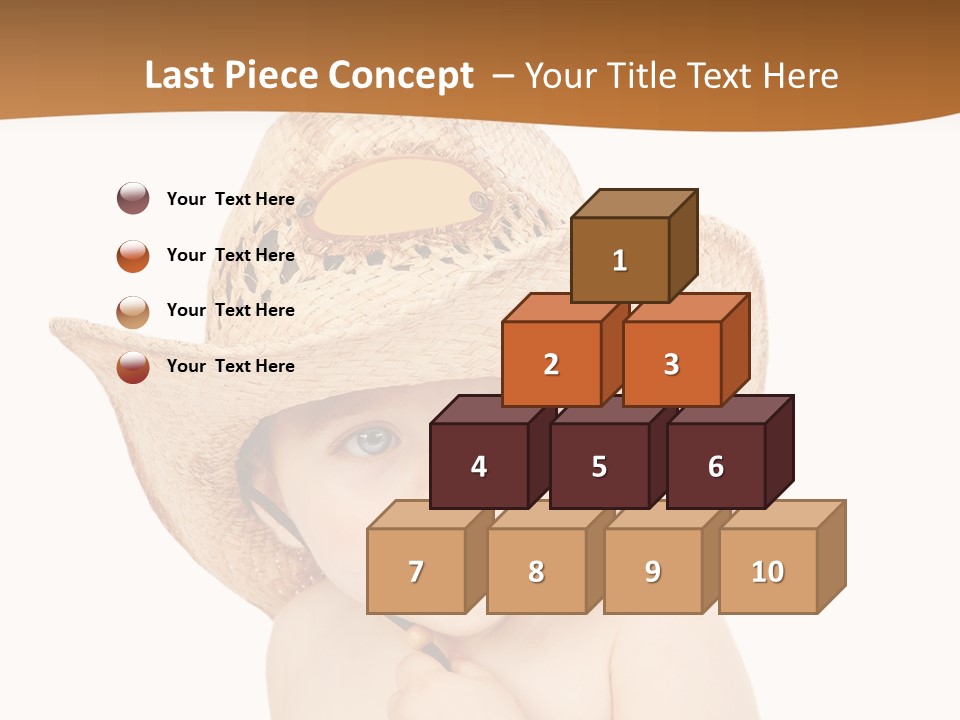 Sweet Cheerful Boy PowerPoint Template