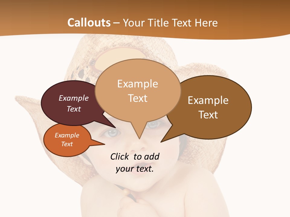 Sweet Cheerful Boy PowerPoint Template