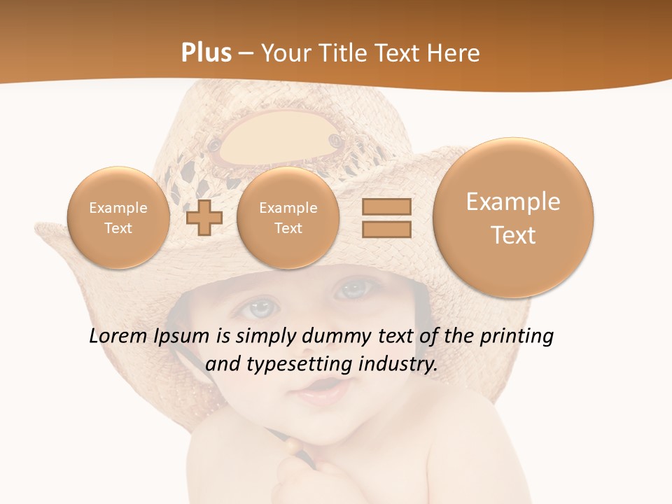 Sweet Cheerful Boy PowerPoint Template