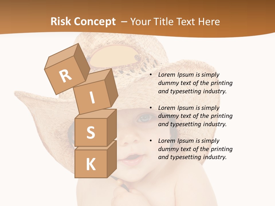 Sweet Cheerful Boy PowerPoint Template