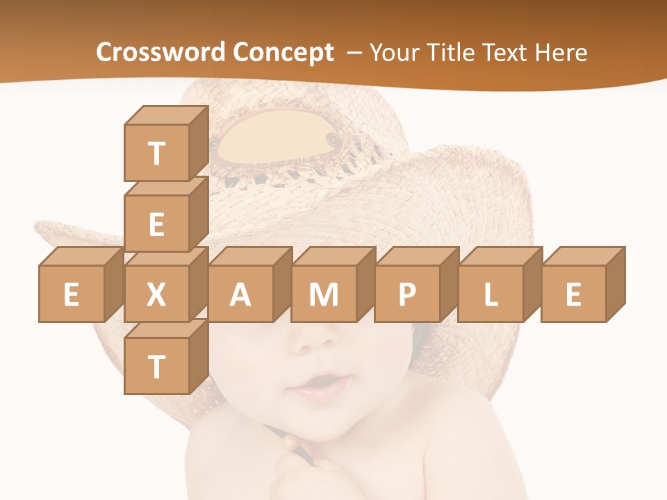 Sweet Cheerful Boy PowerPoint Template