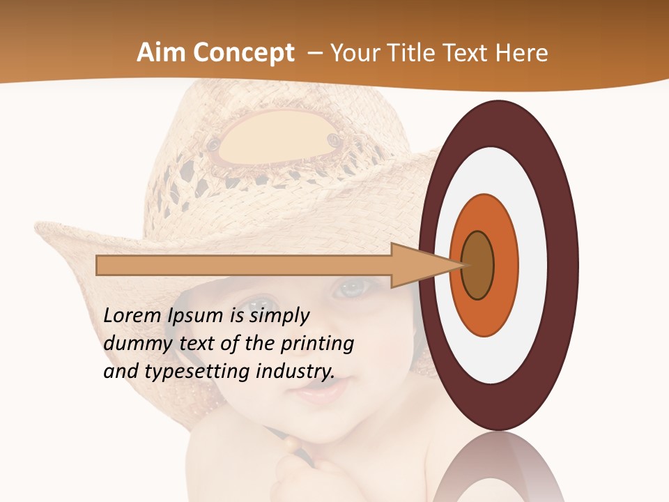 Sweet Cheerful Boy PowerPoint Template