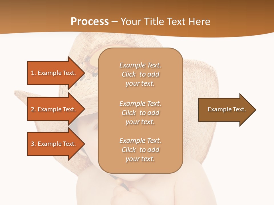 Sweet Cheerful Boy PowerPoint Template