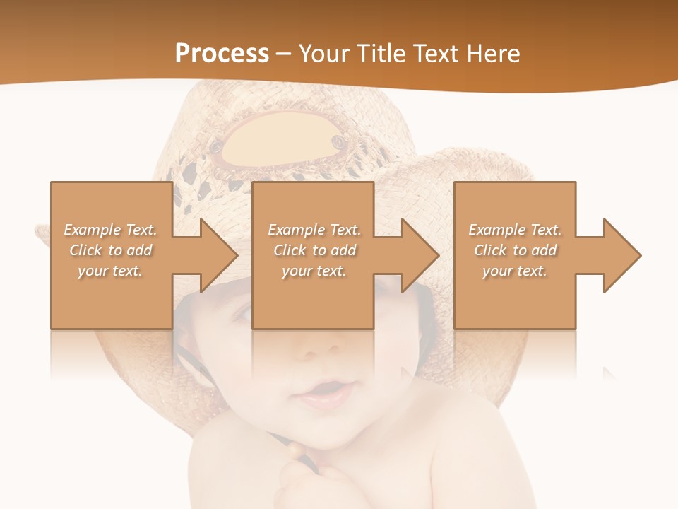 Sweet Cheerful Boy PowerPoint Template