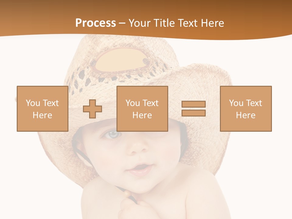 Sweet Cheerful Boy PowerPoint Template