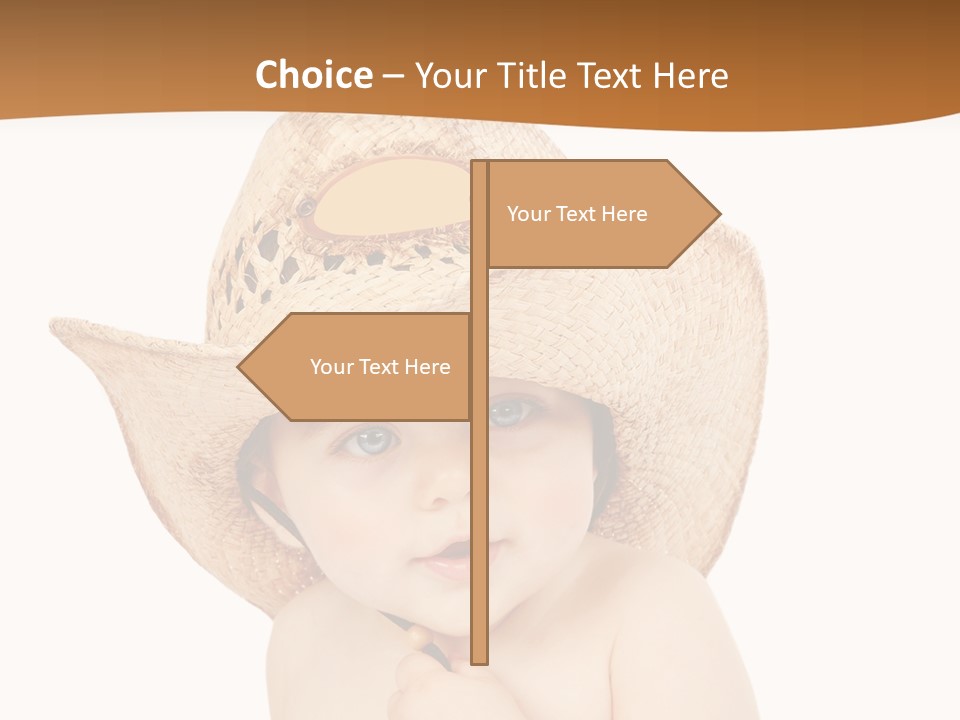 Sweet Cheerful Boy PowerPoint Template