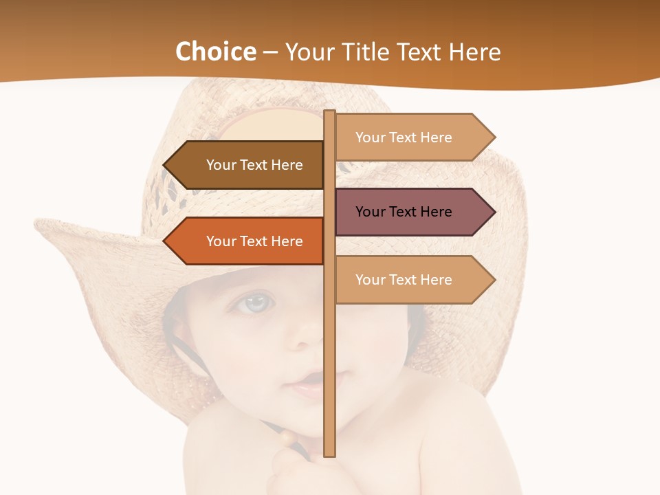 Sweet Cheerful Boy PowerPoint Template