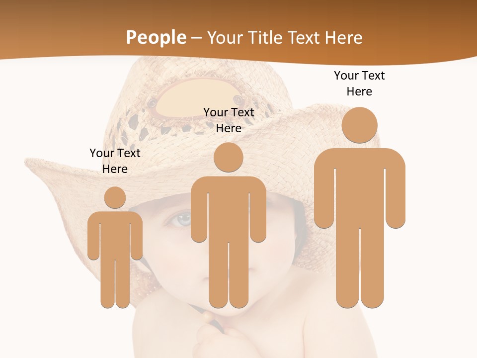 Sweet Cheerful Boy PowerPoint Template