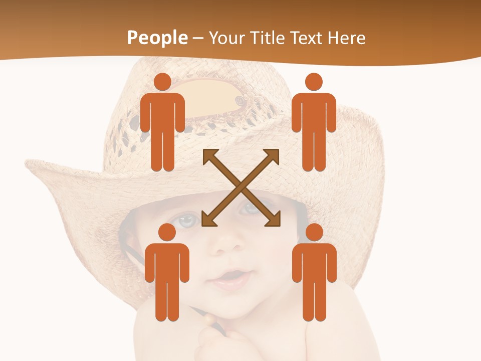 Sweet Cheerful Boy PowerPoint Template