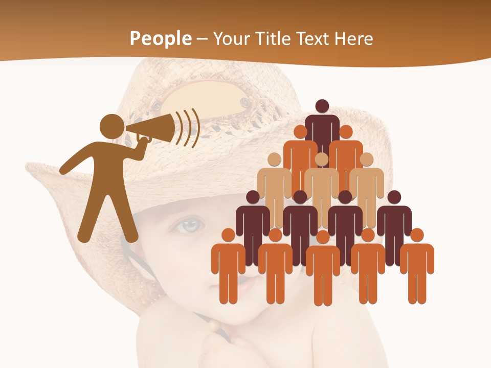 Sweet Cheerful Boy PowerPoint Template