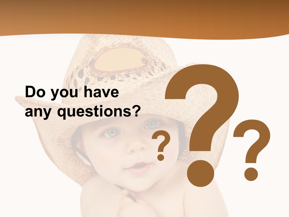 Sweet Cheerful Boy PowerPoint Template