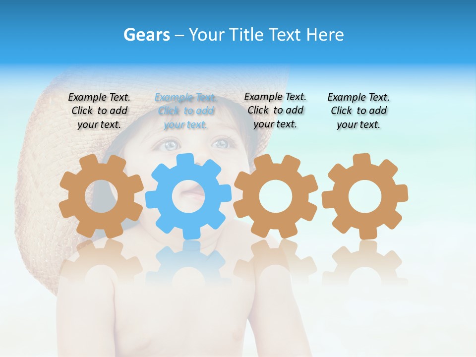 Baby Holidays Boy PowerPoint Template