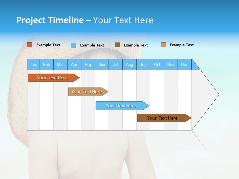 Baby Holidays Boy PowerPoint Template