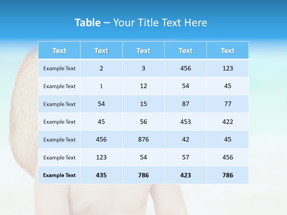 Baby Holidays Boy PowerPoint Template