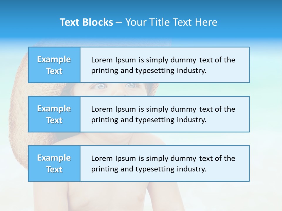 Baby Holidays Boy PowerPoint Template