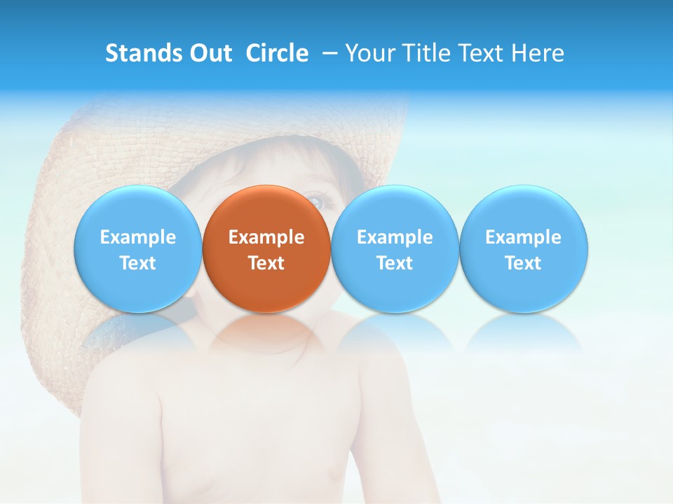 Baby Holidays Boy PowerPoint Template