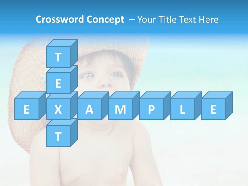 Baby Holidays Boy PowerPoint Template