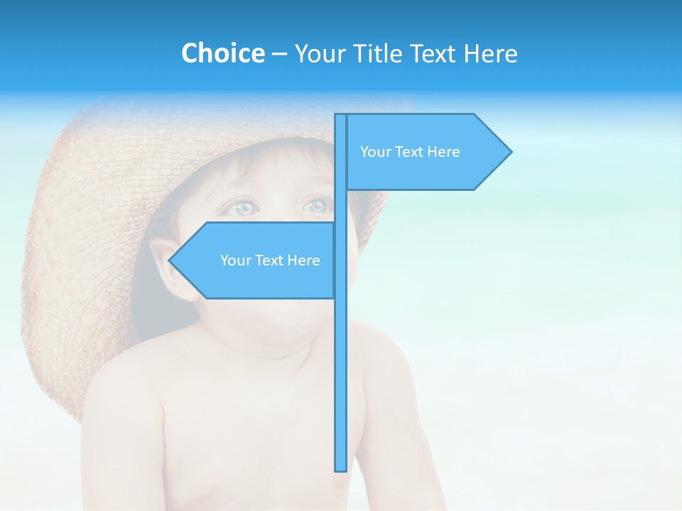 Baby Holidays Boy PowerPoint Template