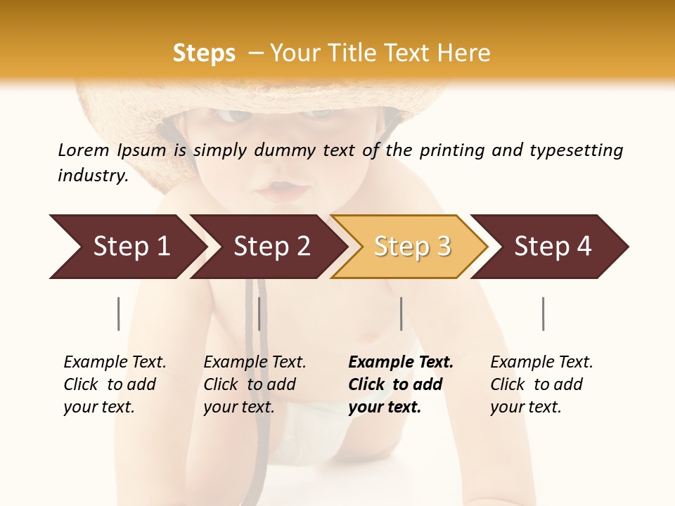 Clothes Happy Healthy PowerPoint Template