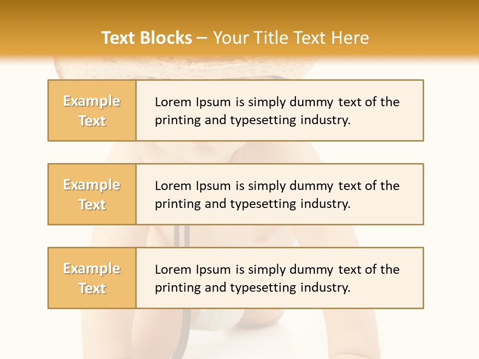 Clothes Happy Healthy PowerPoint Template