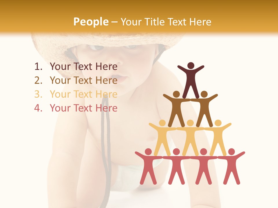 Clothes Happy Healthy PowerPoint Template