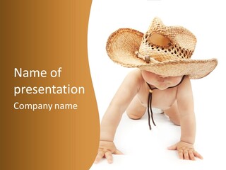 Child Expression Cute PowerPoint Template
