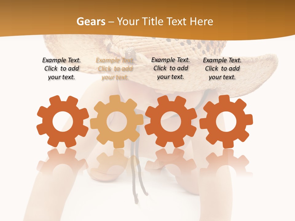 Child Expression Cute PowerPoint Template