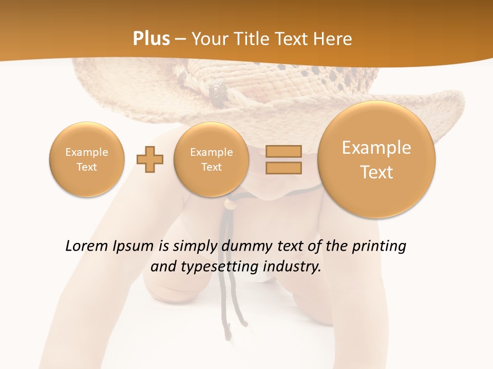 Child Expression Cute PowerPoint Template