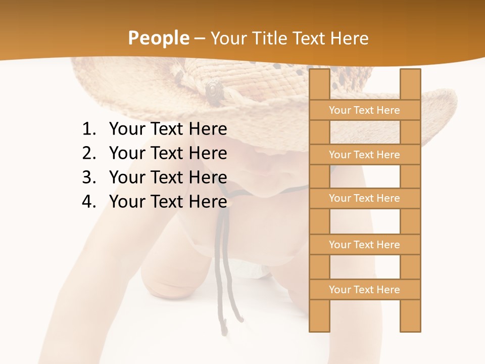 Child Expression Cute PowerPoint Template