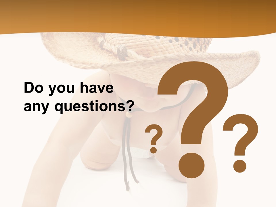 Child Expression Cute PowerPoint Template