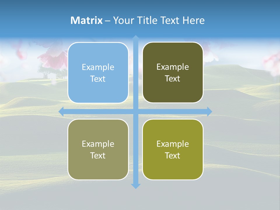 Cherry Sakura Recreation PowerPoint Template