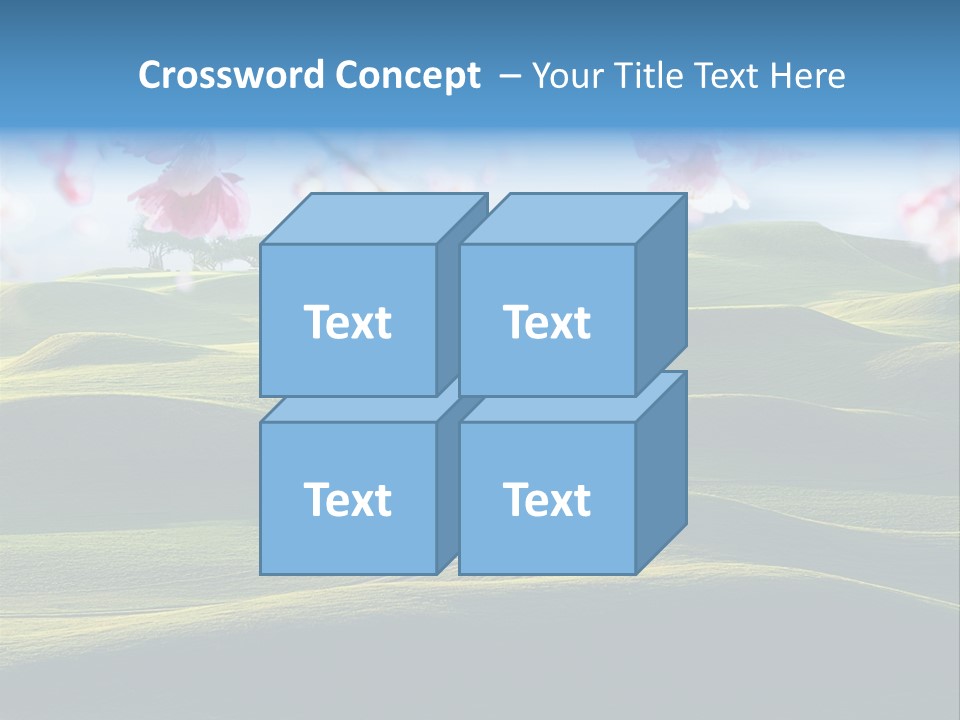 Cherry Sakura Recreation PowerPoint Template