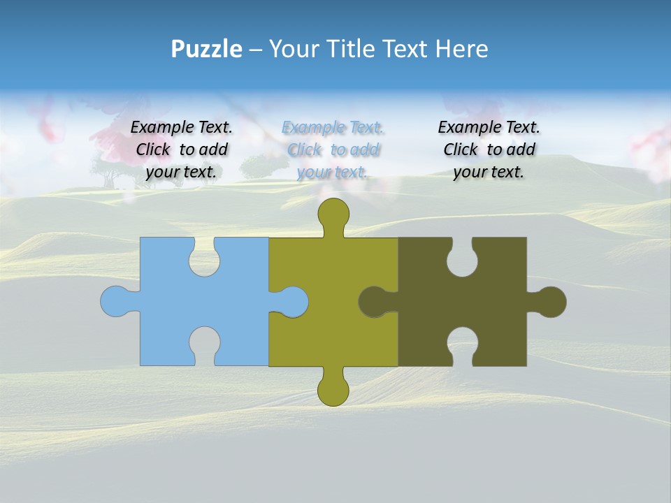 Cherry Sakura Recreation PowerPoint Template