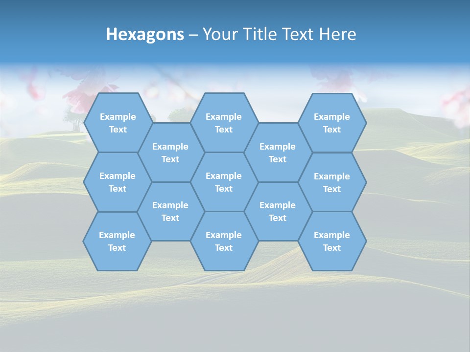 Cherry Sakura Recreation PowerPoint Template