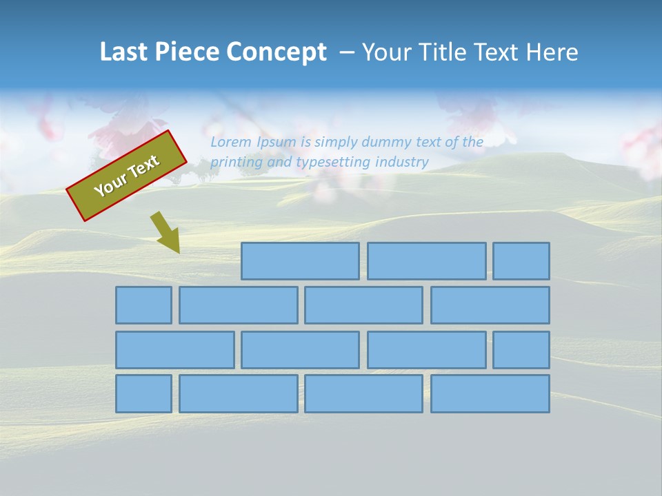 Cherry Sakura Recreation PowerPoint Template
