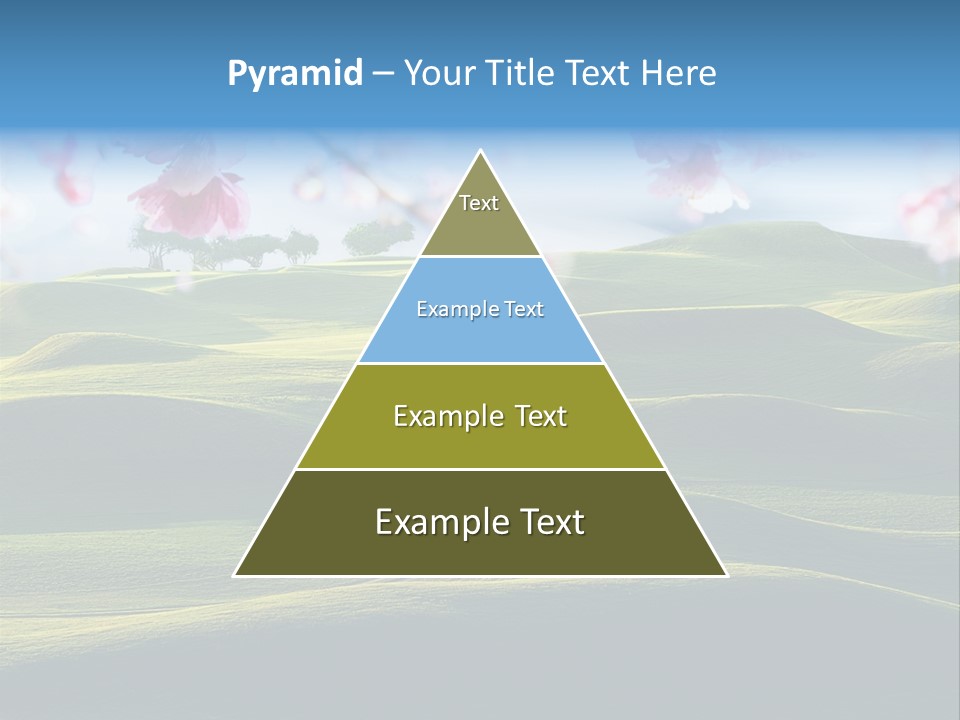 Cherry Sakura Recreation PowerPoint Template