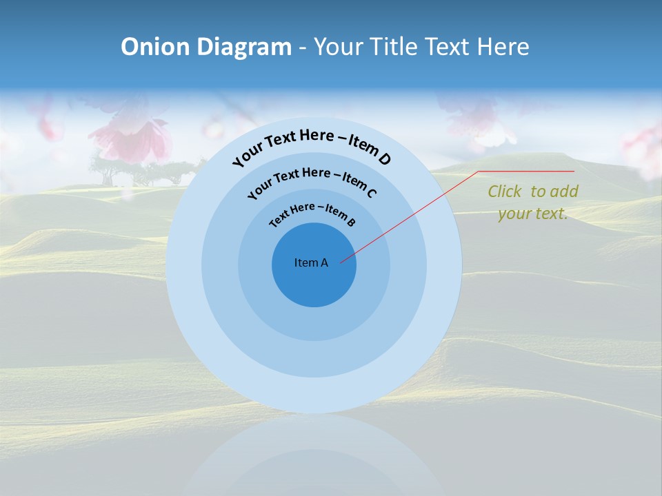 Cherry Sakura Recreation PowerPoint Template