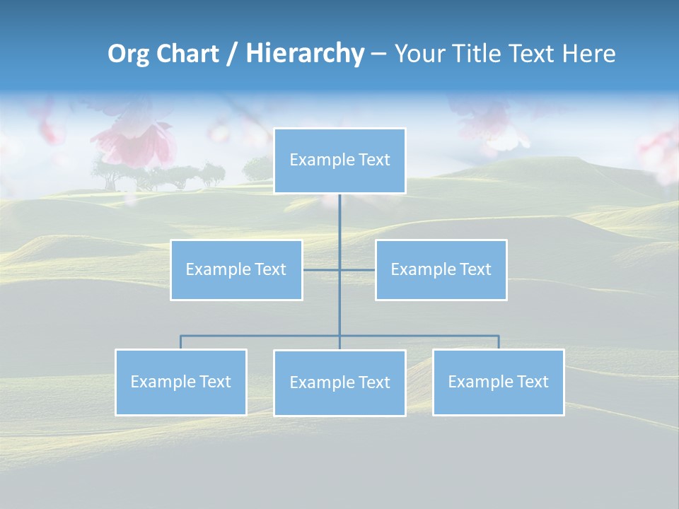 Cherry Sakura Recreation PowerPoint Template