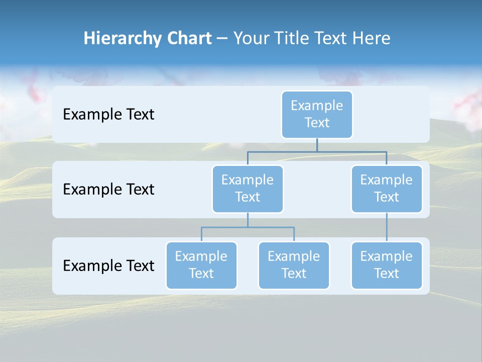 Cherry Sakura Recreation PowerPoint Template