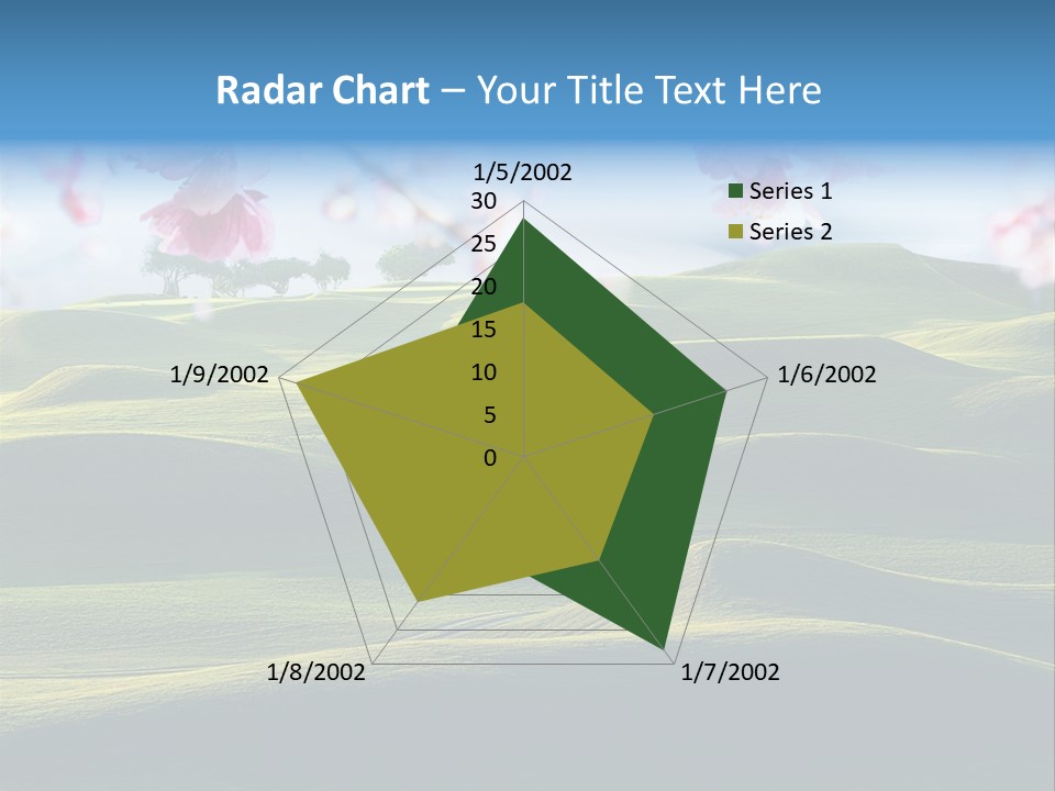 Cherry Sakura Recreation PowerPoint Template