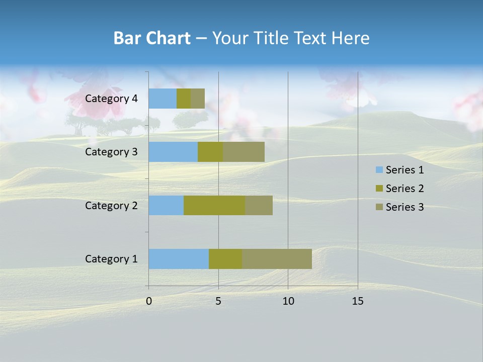Cherry Sakura Recreation PowerPoint Template