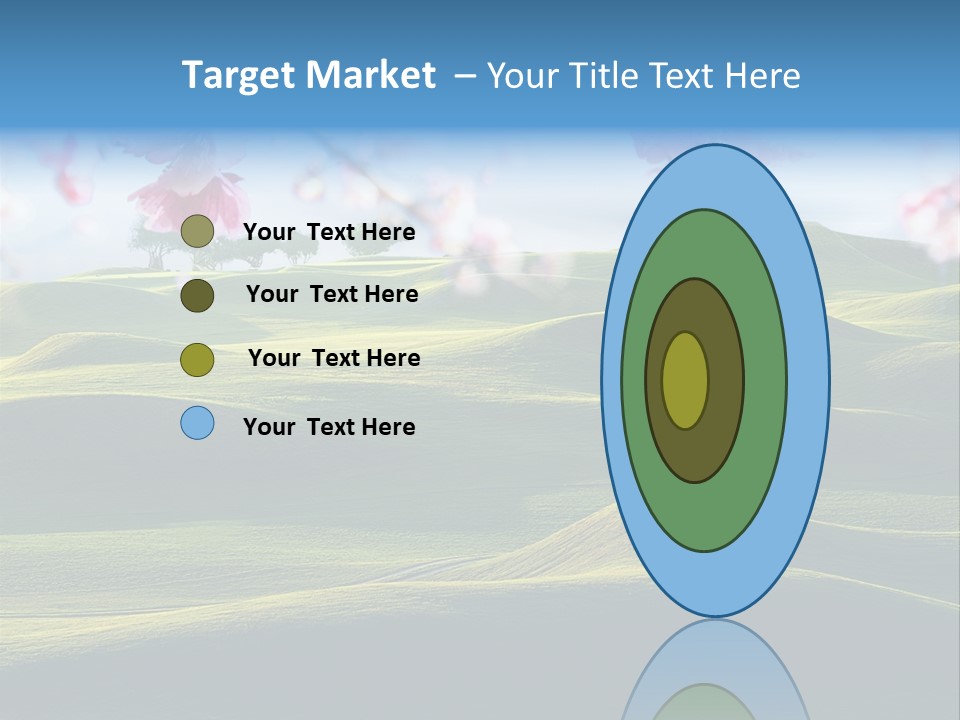 Cherry Sakura Recreation PowerPoint Template