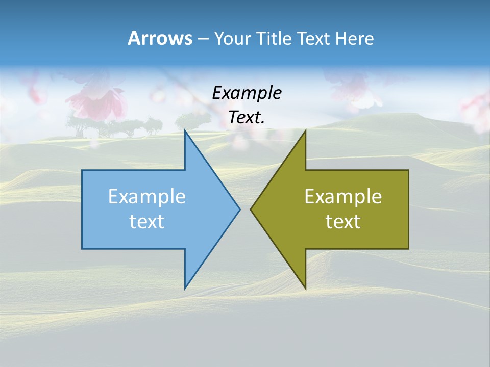 Cherry Sakura Recreation PowerPoint Template